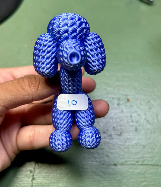 Blue bubble dog